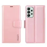 ZUSLAB Galaxy A73 5G Case, Hanman Leather Wallet Card Cover Case for Samsung (2022) - Rose Gold