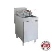 Gas Deep Fryer Single 22L Vat Superfast Commercial Kitchen Equipment Frying