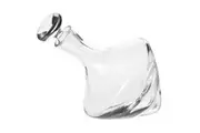 Vintage 1L Turn Whisky/Rum/Liquor/Scotch Carafe/Decanter/Bottle Glass Krosno