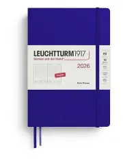 [LEUCHTTURM1917] Daily Planner Medium (A5) 2026 Notebook