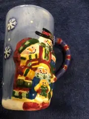 Christmas Dreams collection Designspirations Mug Snowmen NOS