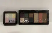 NYX Palette Eyeshadow Blush Contour GTP02 + Radiant Finishing Powder RFP01 | NEW
