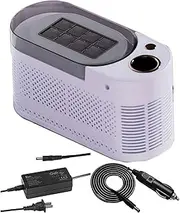 Mini Silent Ice Maker Machine - 8 Cubes Every 15 Mins, Low Energy Consumption, Built-in Handle for Camping Beach Trips, BPA-Free Materials(Purple)