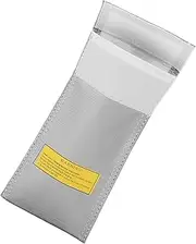 Explosion Proof Bag, Heat-Resistant, Anti Radiation, for Safe Storage of Lipo Batteries, Prevent Battery Explosion, Radiation Shield, Fireproof Battery Pack, with