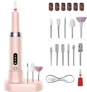 Professional Nail Sander, Electric Nail File - Cordless Nail Drill 3 Modes Portable Nail Drill | Low Noise Electric Nail Drill, Nail File for Salon from M
