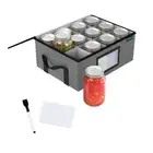 32 oz Quart Mason Jar Organizer-Sturdy Pantry Canning Storage Containers-Holds
