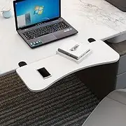 90 °Foldable Desk Extender, Clampable Keyboard Bo with Folding Shelf Brackets, Ergonomic Computer Elbow Armrest Shelf Improve Comfort/Increase The Desktop Space(Size:75x25cm,Color:B)
