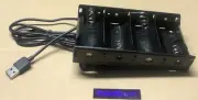 4D Battery Holder USB-M Power Cable PLUG For Ozark Trail LED Tent Camping Light