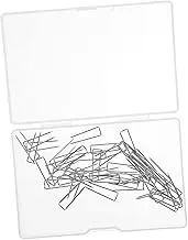 Sewroro 200pcs U Shaped Quilting Needle Patchwork Pins Durable Sewing Supplies for Home Crafting DIY Projects for Fabric Fixing Decoration