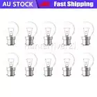 10 x 25W Clear Fancy Round Light Globes Bulbs Lamps Bayonet Cap B22 Warm White