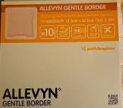 Smith & Nephew Allevyn Gentle Border Foam Dressing 5 x 5" 10 per Box