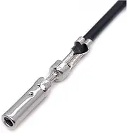 1.5MM 1-1437709-2 Auto Splice Crimping Terminal Brass Female Male Electrical Connector Series with Cable DJ224-1.5A DJ214-1.5A (Color : Female, Size : 10 Pcs)