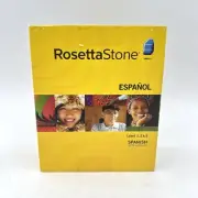 Rosetta Stone Espanol Level 1, 2 & 3 Version 3 Spanish Latin America - Brand New