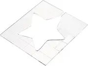 Holibanna Star Quilting Template Sewing Tool for DIY Patchwork and Quilting Crafts Shapes for Beginners and Tailors Shaped Designs with Ease