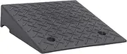 Rubber Curb Ramp, 4.7 Inch Rise Height Heavy Duty 6800 Lbs Load Capacity Threshold Ramps Professional Anti Slip Driveway Slope Ramps for Loading Dock Cars Wheelchairs Motorcycles