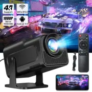 4K Mini LED Projector 10000 Lumen WiFi Bluetooth 5.0 Android11 HDMI Home Theater