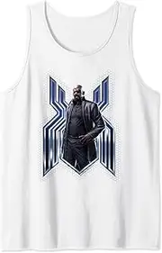 [Marvel] Spider-Man Far From Home Nick Fury Spider-Man Logo Tank Top