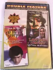 Double Feature DVD Martial Arts Return Of The Scorpion And Lady Iron Monkey