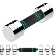 5lb Single Steel Adjustable Dumbbell, Free Weights Dumbbells Set, Non-Slip an...