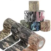Camouflage Adhesive Tape, 10 Rolls Camouflage Tape Wrap, Outdoor Camouflage Tape, Self-adhesive