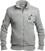 CROSSHATCH Men's Mashtons Zip Up SHERPA Jacket Fur Lined Jumper Sweater Parka