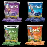 Walex X4 Bio-Pak/Porta-Pak Multi Pack Natural enzyme deodoriser waste digest
