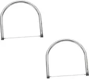 COHEALI 2pcs Stainless Steel Clay Trimmer Tool Wire Cutter for Pottery Sculpting Compact Portable Clay Cutting Tool for Artists