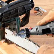 Chain Saw Tooth Grinding Tool Sharpening Attachment Accessories Silver Rotary Tools