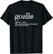 [X.Style] Goalie Definition Goalkeeper Goaltender Gear Soccer Hockey ds508 T-Shirt Black