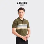 ARISTINO - LIGHTWEIGHT REGULAR FIT 男士短袖橫條紋POLO衫 APS145S3