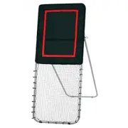 VEVOR Folding Lacrosse Rebounder for Backyard, 3x8 Ft Volleyball Bounce Back Net, Pitchback Throwback Baseball Softball Return Training Screen, Adjust