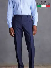 Blue Slim Fit Signature TG Di Fabio Wool Suit Trousers (449996) | $106