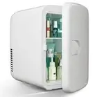 EUHOMY Mini Fridge, 4 L/6 Cans AC/DC Small Refrigerator for Skincare, Portabl