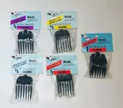 NEW Original Wahl Attachments Guide Combs #4 1/2" #5 5/8" #6 3/4" #7 7/8" #8 1"
