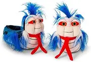 [Surreal Entertainment] Labyrinth Ello Worm Plush Slippers for Adults | One Size Fits Most