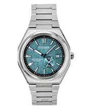 Citizen Zenshin Super Titanium Green Dial 21 Jewels Automatic NJ0180-80X 100M Men's Watch