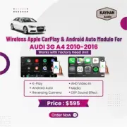 For Audi A4 2010-2016 — Wireless Apple CarPlay & Android Auto Module