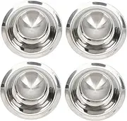 Amosfun 4Pcs Multi Function Egg Holders Reusable Household Egg Stands Stylish Egg Cups for Home Dining Restaurants Special Occasions Chic Polished Finish