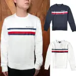 【TOMMY HILFIGER】湯米 成人版 內刷毛 長袖大學T 兩色(平輸品)