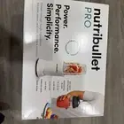 NutriBullet Pro 900-Watt Hi-Speed Blender/Mixer 9-Piece (White) Brand New In Box