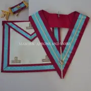 Mark Worshipful Masters Apron (Leather), Collar& Jewel Set(MA5123-A)