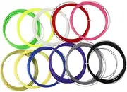 Kisangel Badminton Rackets Set by 10pcs High Elastic Badminton Racket Strings for Boys and Girls Replacement Lines