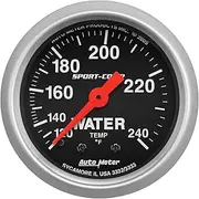 Auto Meter 3333 Sport-Comp Mechanical Water Temperature Gauge