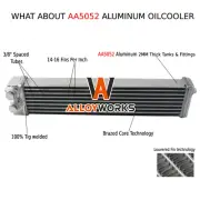 Aluminium Oilcooler 52mm For Mazda Rx2/Rx3 Rx4 Rx7 Re13B 1.1/1.3L NEW