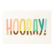Hallmark Signature Celebration Card - Hooray!