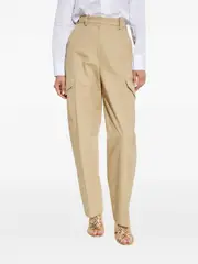 [Max Mara] Max Mara-Nut Brown Virgin Wool Aceri Knit Long Dress-Donna M STAND