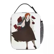 c581 Anne Of Green Gables Lunch Bags Insulated Lunch Tote Waterproof Bento Box Leakproof Picnic Bags for Woman Work Children School k581