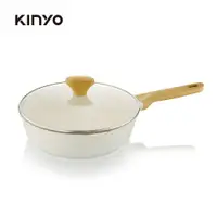 在飛比找誠品線上優惠-KINYO PO-2435W陶瓷不沾平煎鍋/ 28cm/ 白