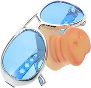 Beaupretty Funny Pig Nose Sunglasses for Halloween and Birthday Party Favors Comfortable Fit Novelty Glasses for Dress Up Events and Cosplay Unique Pig Nose Design for Standout