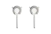 2x Barcraft Stainless Steel 20cm Cocktail Martini Strainer Bartender Barware